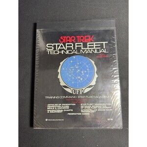 Star Trek Star Fleet Technical Manual 1st Ed 1975 Ballantine Franz Joseph